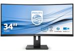 Philips ultra wide monitor 345B1C/00 zwart, Computers en Software, Monitoren, Phillips., Ophalen of Verzenden, Zo goed als nieuw