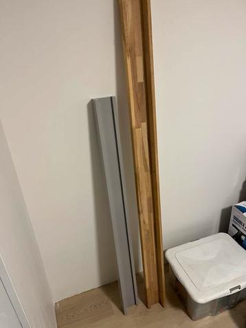 Wandplanken grijs - decoratief! Houten = verkocht beschikbaar voor biedingen