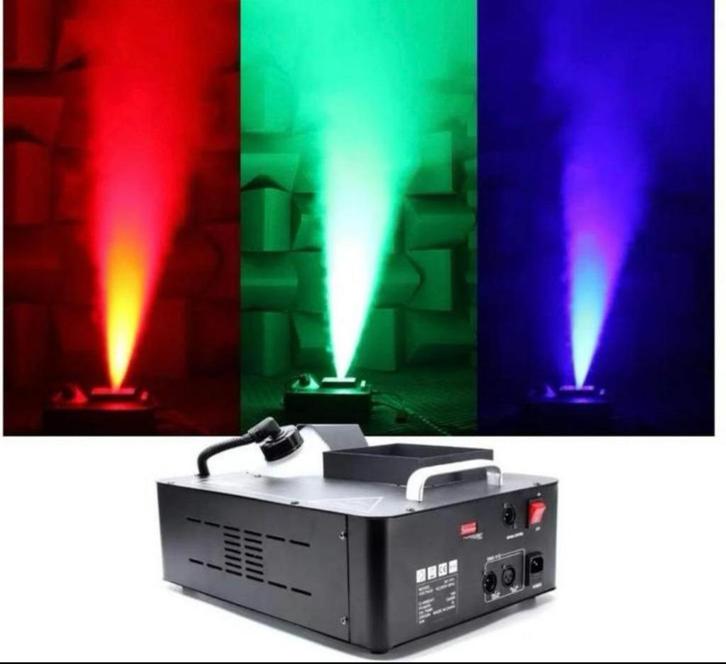 Verticale Rookmachine 1500W met afstandsbediening, Muziek en Instrumenten, Licht en Laser, Nieuw, Rookmachine, Geluidgestuurd