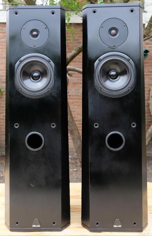 Driade 65B Vloerspeakers, Audio, Tv en Foto, Luidsprekers, Gebruikt, Front, Rear of Stereo speakers, 60 tot 120 watt, Overige merken