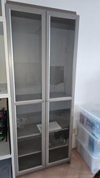 Billy Vitrinekast from IKEA (color gray) 79x30x201, Huis en Inrichting, Kasten | Vitrinekasten, Ophalen, 200 cm of meer, 50 tot 100 cm
