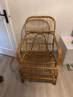 Rotan fauteuil, Huis en Inrichting, Stoelen, Ophalen of Verzenden, Bruin, Riet of Rotan, Eén
