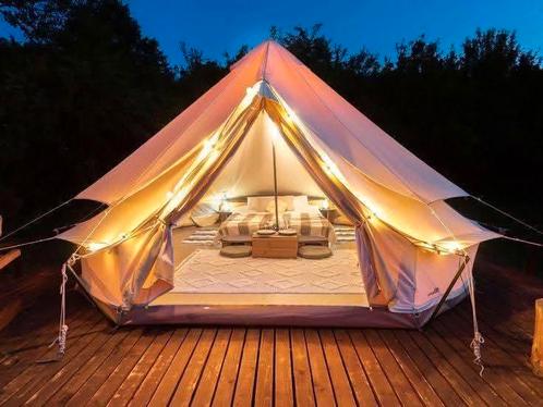 Slapen in de betuwe op de BBQ Ranch, Vakantie, Campings