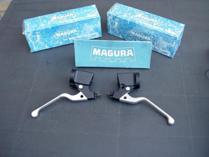 set nos orig, magura blokhandels knik grepen tbv trommelrem, Fietsen en Brommers, Brommeronderdelen | Zundapp, Nieuw, Overige typen