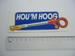 sticker oud SHELL 2 hou m hoog oil olie retro seventies, Verzenden, Zo goed als nieuw, Bedrijf of Vereniging