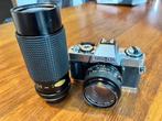 Minolta XG-1 + 50mm f/1.7 Incl. Tokina 80-200 mm lens, Ophalen, Gebruikt, Spiegelreflex, Minolta