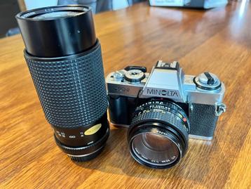 Minolta XG-1 + 50mm f/1.7 Incl. Tokina 80-200 mm lens beschikbaar voor biedingen
