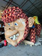 Grote aap carnavalspop te koop, Hobby en Vrije tijd, Feestartikelen, Carnaval, Zo goed als nieuw, Ophalen