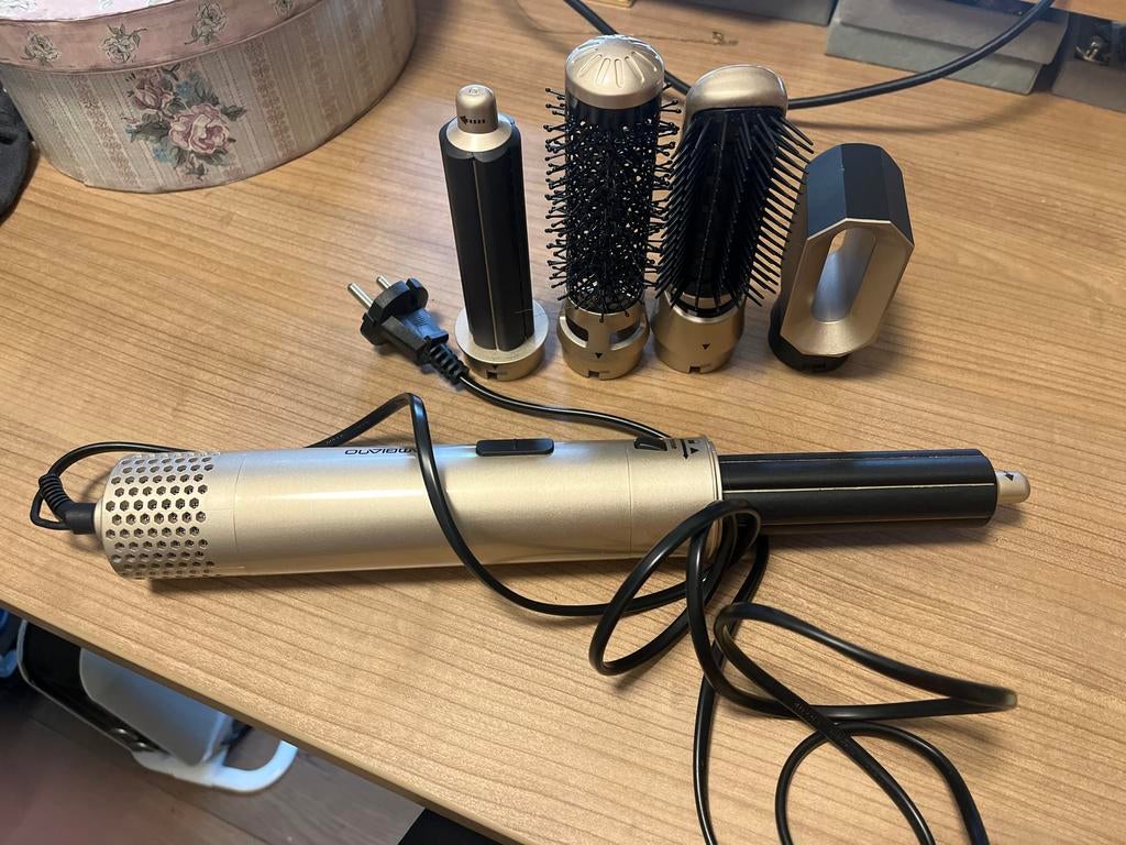 Ambiano multi styler met accessoires, Ophalen of Verzenden, Zo goed als nieuw, Haarverzorging