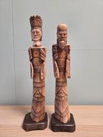 Oosterse Beelden Set, Antiek en Kunst, Kunst | Beelden en Houtsnijwerken, Ophalen of Verzenden