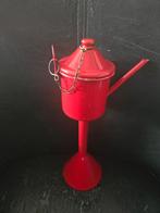 Rood "snotje" of kleine olielamp,, Antiek en Kunst, Ophalen
