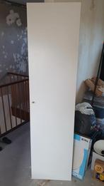 Kastdeur wit PAX 50x195 met knop messingkleur, Huis en Inrichting, Kasten | Kledingkasten, Ophalen, Gebruikt, 50 tot 100 cm, Minder dan 25 cm