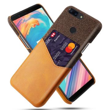 Hybride Back Cover voor OnePlus 5T _ Bruin beschikbaar voor biedingen