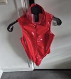 Lak body rood maat s, Kleding | Dames, Ophalen of Verzenden, Rood, Body of Korset