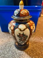 Vintage/antiek Gold Imari porseleinen pot met deksel, Ophalen of Verzenden