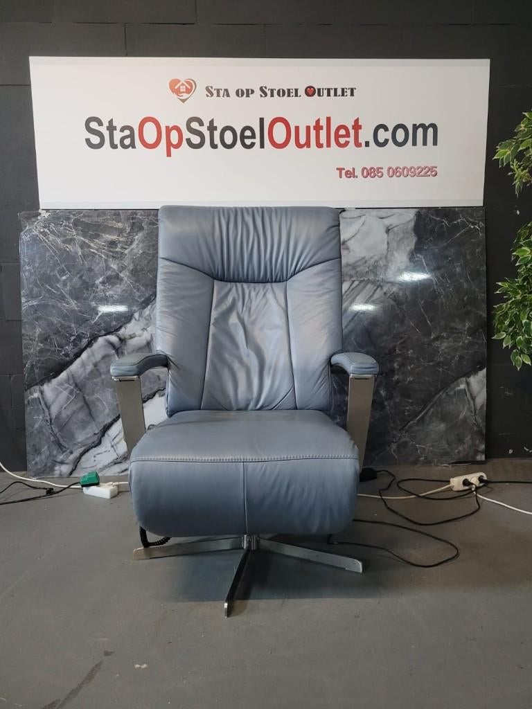 Staopstoel Stockholm Leisteenblauw Met kantelfunctie