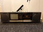 Te koop vitage radio casette en tv, Audio, Tv en Foto, Radio's, Ophalen, Gebruikt, Radio