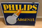Emaille bord Philips, Verzamelen, Merken en Reclamevoorwerpen, Ophalen of Verzenden, Gebruikt, Reclamebord