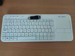 Logitech K400r draadloos toetsenbord mousepad incl adapter, Computers en Software, Toetsenborden, Logitech, Ophalen of Verzenden