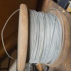 Haspel staalkabel 3mm rvs, Ophalen, Zo goed als nieuw