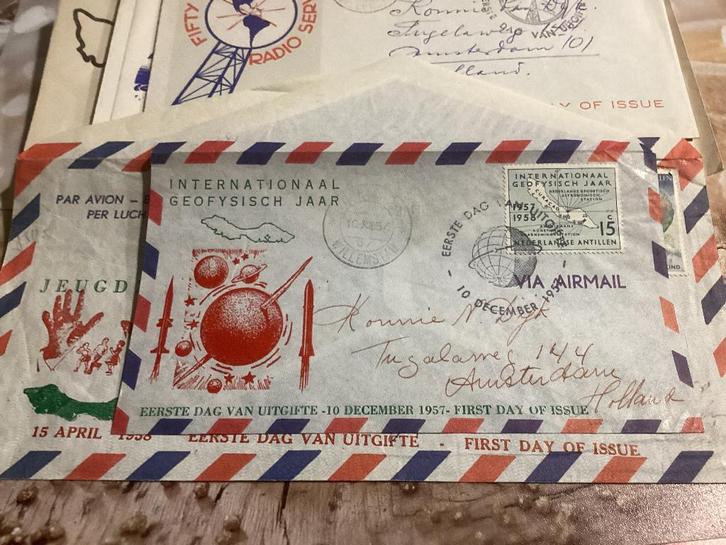 No7387 Nederlandse Antillen E5 gelopen Heb ook van Nederland, Postzegels en Munten, Postzegels | Eerstedagenveloppen, Beschreven