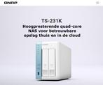 NAS QNAP TS-231K quad core - Nooit gebruikt, Computers en Software, Ophalen of Verzenden, Nieuw