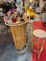 Jaren 70 rotan bamboe tikkie barretje, Ophalen
