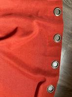 Oranje/terra gordijnen, Huis en Inrichting, Ophalen, Overige kleuren, 200 cm of meer, Zo goed als nieuw