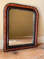 Franse Spiegel Louis Philippe uitzonderlijk mooi gehout 54cm, Antiek en Kunst, Antiek | Spiegels, Ophalen, Rechthoekig, Minder dan 50 cm