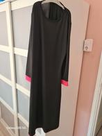 Meisjes abaya/jurk/ lange jurk/ zwart/roze, Ophalen, Zo goed als nieuw