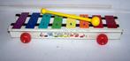 Prachtige vintage Fisher-Price rijdende xylofoon. Compleet., Kinderen en Baby's, Speelgoed | Fisher-Price, Ophalen of Verzenden