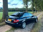 Mercedes-Benz C-Klasse 1.8 C180 CGI 3e eigenaar!, Auto's, Mercedes-Benz, Zwart, Blauw, 1796 cc, Leder