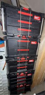Milwaukee Packout set met lade-koffers + montageplaat, Doe-het-zelf en Verbouw, Ophalen, Zo goed als nieuw