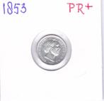 Heel mooie schaarse 10 cent 1853 Willem 3 voor 275 euro, Koning Willem III, Zilver, Ophalen of Verzenden, 10 cent