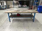 Werkbank 240 x 80 cm, Ophalen, Gebruikt, 170 cm of meer