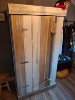 Steigerhouten kledingkast, Huis en Inrichting, Kasten | Kledingkasten, Ophalen, 50 tot 100 cm, Zo goed als nieuw, 150 tot 200 cm