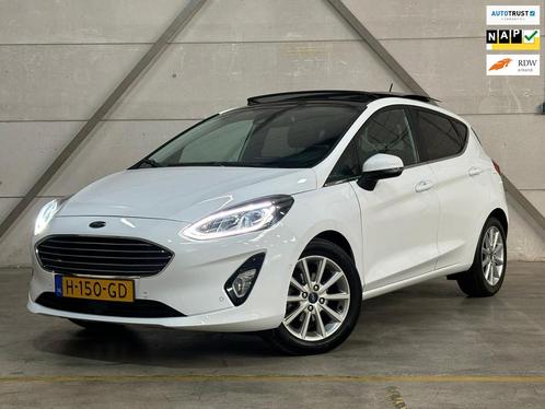 Ford Fiesta 1.0 EcoBoost Titanium - Automaat - Pano - NAP, Auto's, Ford, Bedrijf, Te koop, Fiësta, ABS, Achteruitrijcamera, Adaptive Cruise Control