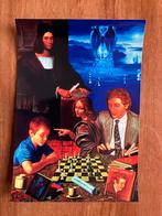 Schaak kaart partij Bobby Fischer - Larsen. Denver 1971, Ophalen of Verzenden, 1980 tot heden, Ongelopen, Sport en Spel