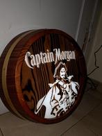 Authentieke lichtreclame Captain Morgan rum, Ophalen of Verzenden, Zo goed als nieuw, Lichtbak of (neon) lamp