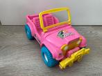 Vintage Barbie Jeep - Roze Avontuur!, Ophalen of Verzenden, Gebruikt