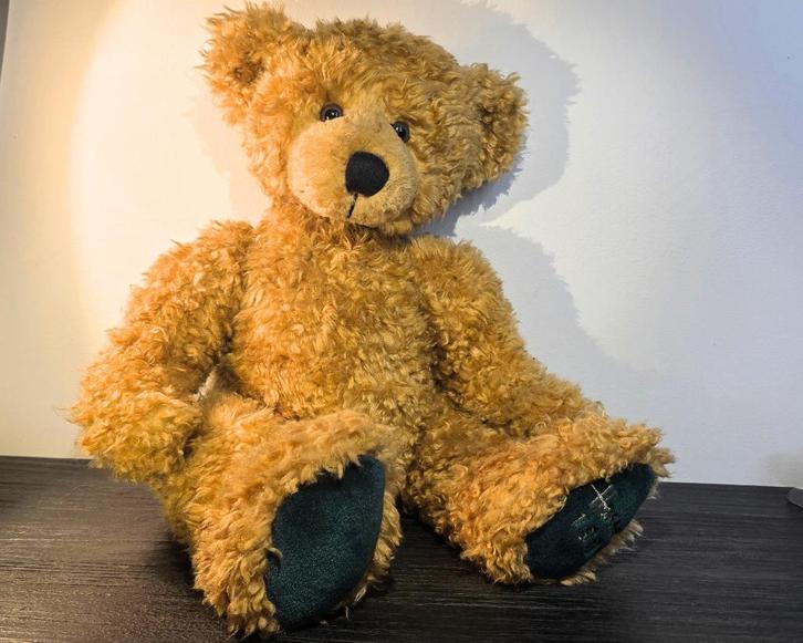 Grote Harrods Teddy Beer 1998, Verzamelen, Beren en Cherished Teddies, Zo goed als nieuw, Stoffen beer, Overige merken, Ophalen of Verzenden