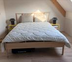 Ikea Björksnäs Bed 160x200 + Kussens, Ophalen, Gebruikt, Tweepersoons, 200 cm