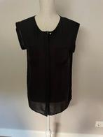 Blouse voile zwart, Ophalen, Zo goed als nieuw, Maat 38/40 (M), Zwart
