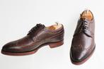 ZGAN Bruine Barker "Made in England" in maat 10 F = maat 44, Bruin, Zo goed als nieuw, Veterschoenen, Barker