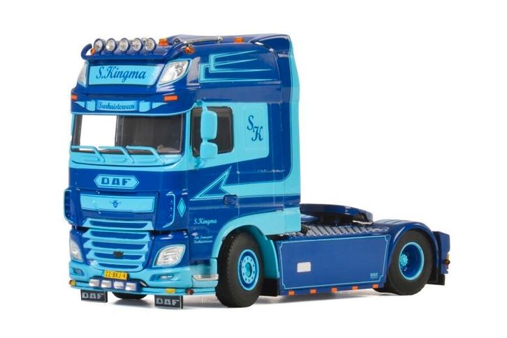 Zeldzaam WSI DAF XF S. Kingma, Hobby en Vrije tijd, Modelauto's | 1:50, Zo goed als nieuw, Bus of Vrachtwagen, Wsi, Ophalen of Verzenden