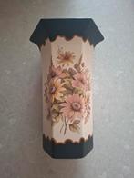 Gouda Plateel Modica Vaas - Handbeschilderd, Huis en Inrichting, Ophalen of Verzenden, Zo goed als nieuw, Overige kleuren, Aardewerk of Porselein