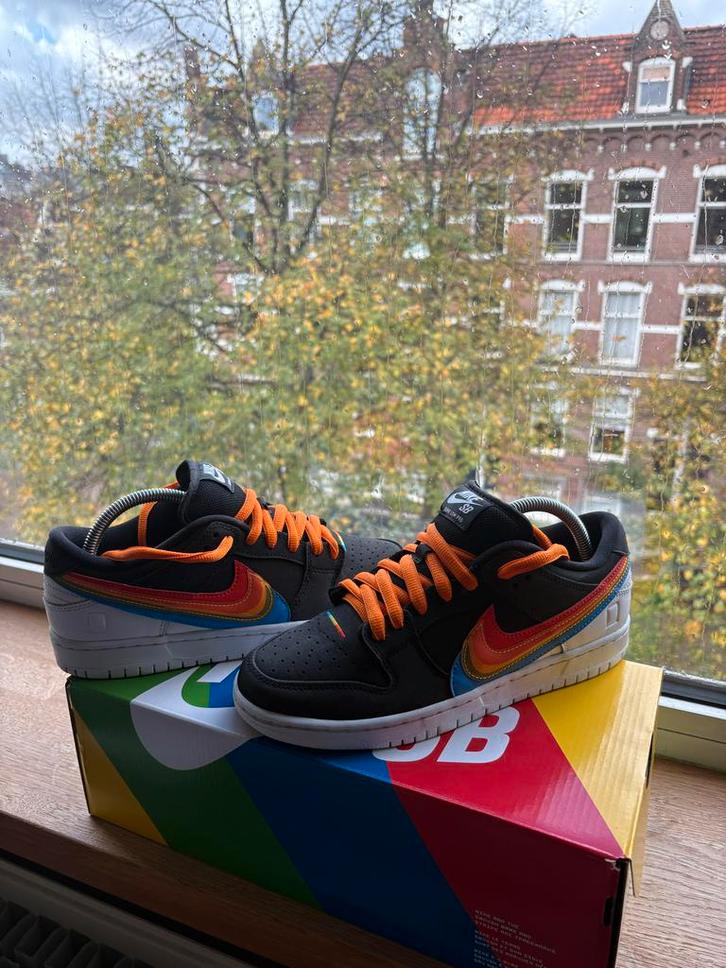 Nike SB Dunk Low Pro Polaroid, Kleding | Heren, Schoenen, Zo goed als nieuw, Sneakers of Gympen, Zwart, Ophalen of Verzenden