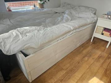 Steigerhouten 2 persoonsbed 140*200