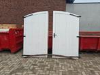 Openslaande Garagedeuren Getoogd - Hout, Ophalen, Gebruikt