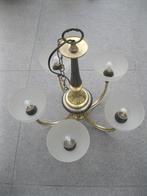 Lamp hanglamp jaren 50 vintage, Ophalen of Verzenden, Gebruikt, Glas